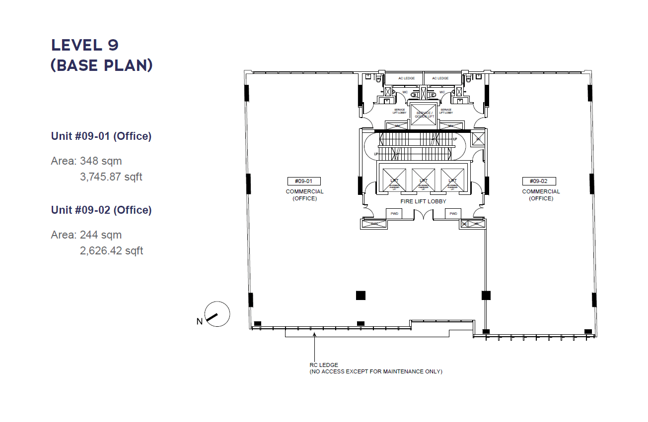 Level 9 floor plan